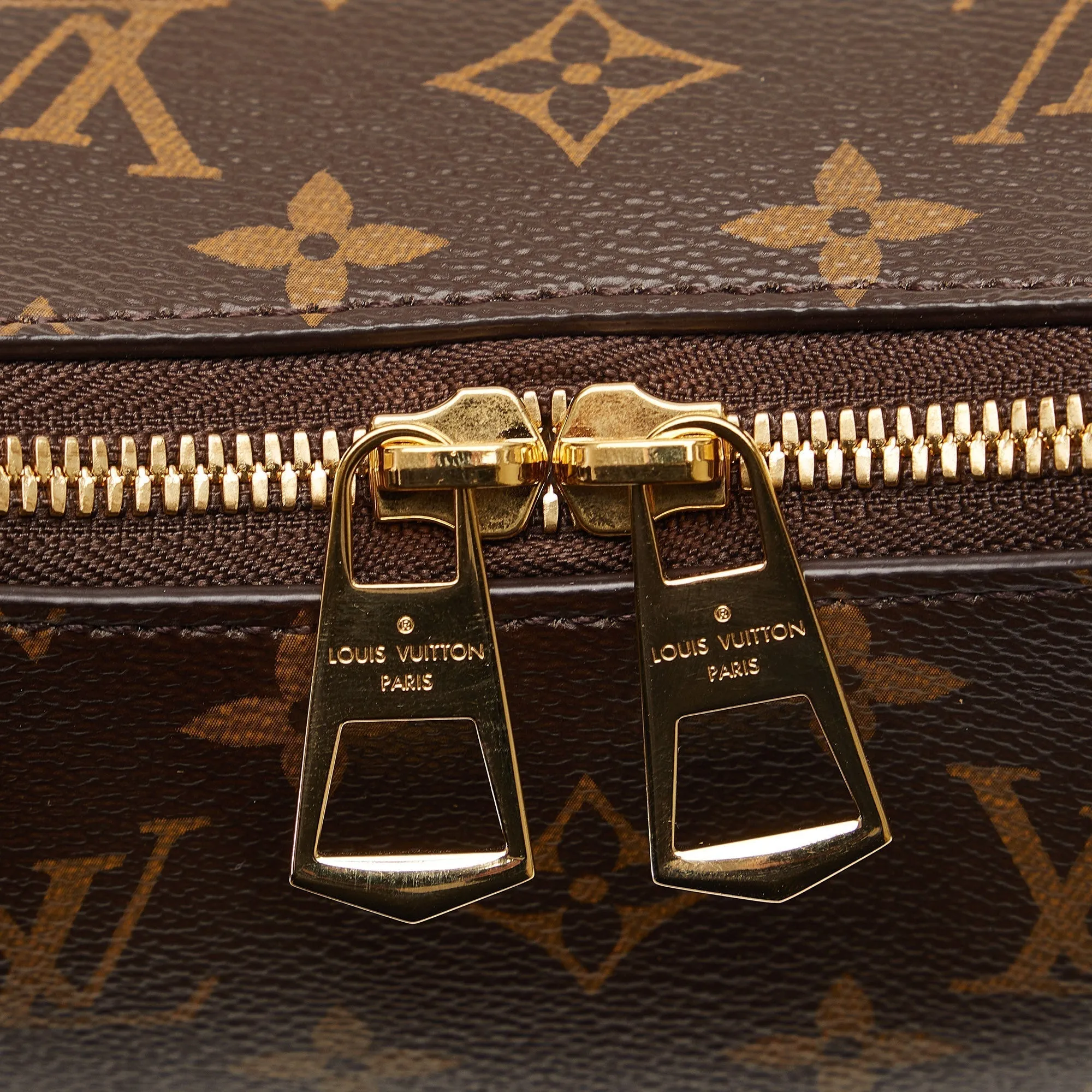 Brown Louis Vuitton Monogram Boulogne Satchel