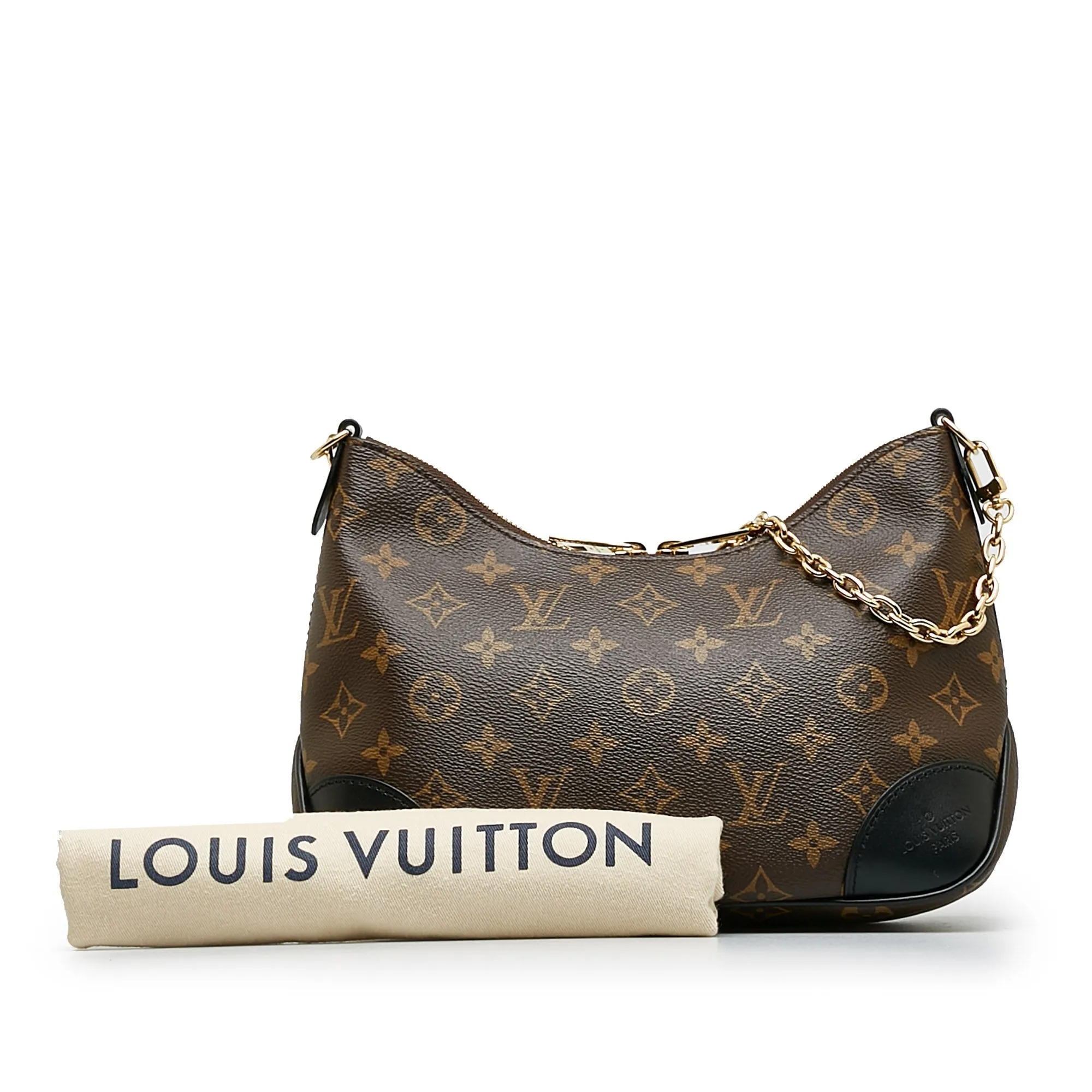 Brown Louis Vuitton Monogram Boulogne Satchel