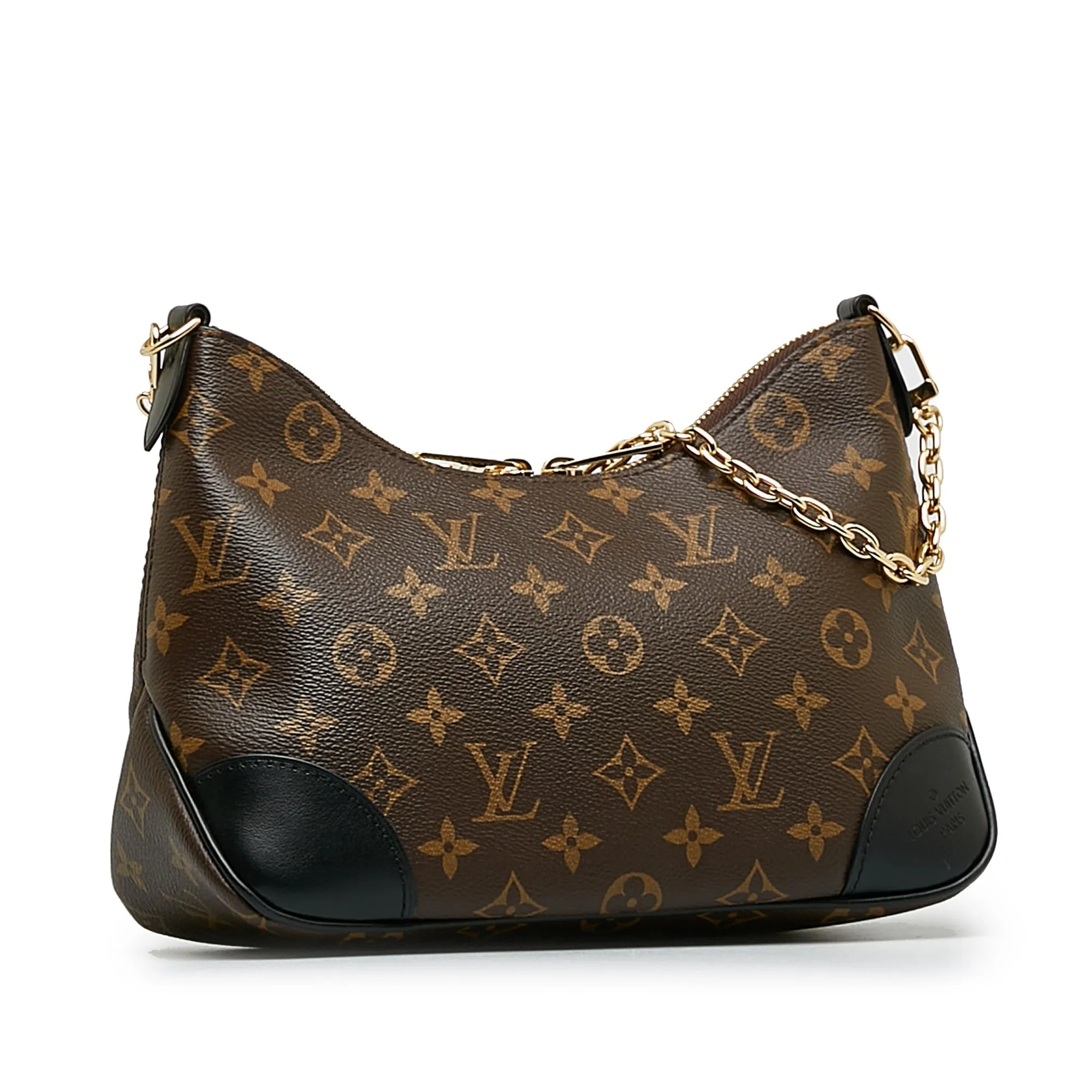 Brown Louis Vuitton Monogram Boulogne Satchel
