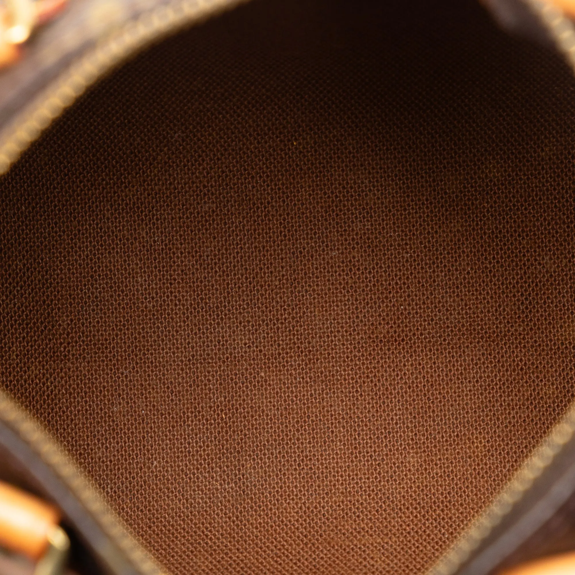 Brown Louis Vuitton Monogram Nano Speedy Bandouliere Satchel
