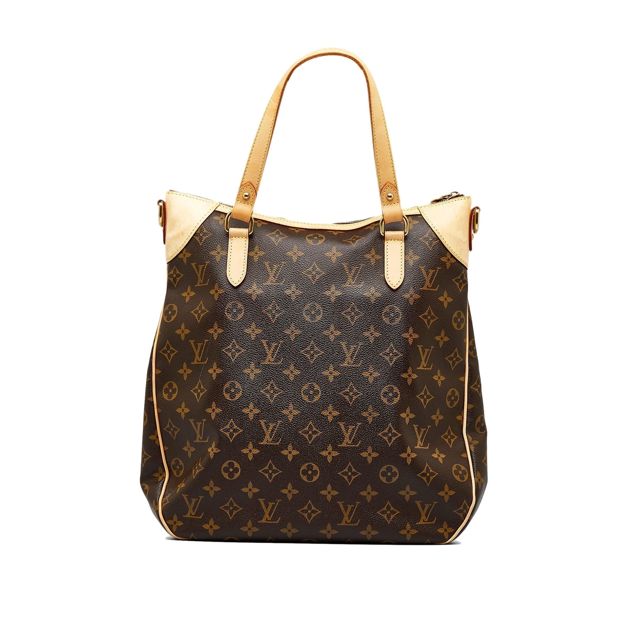 Brown Louis Vuitton Monogram Odeon GM Satchel