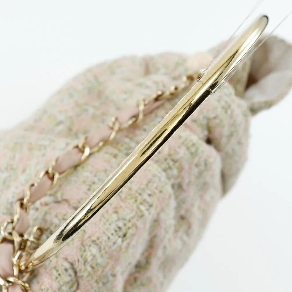 Chanel Coco Mark Handbag Metal Handle
