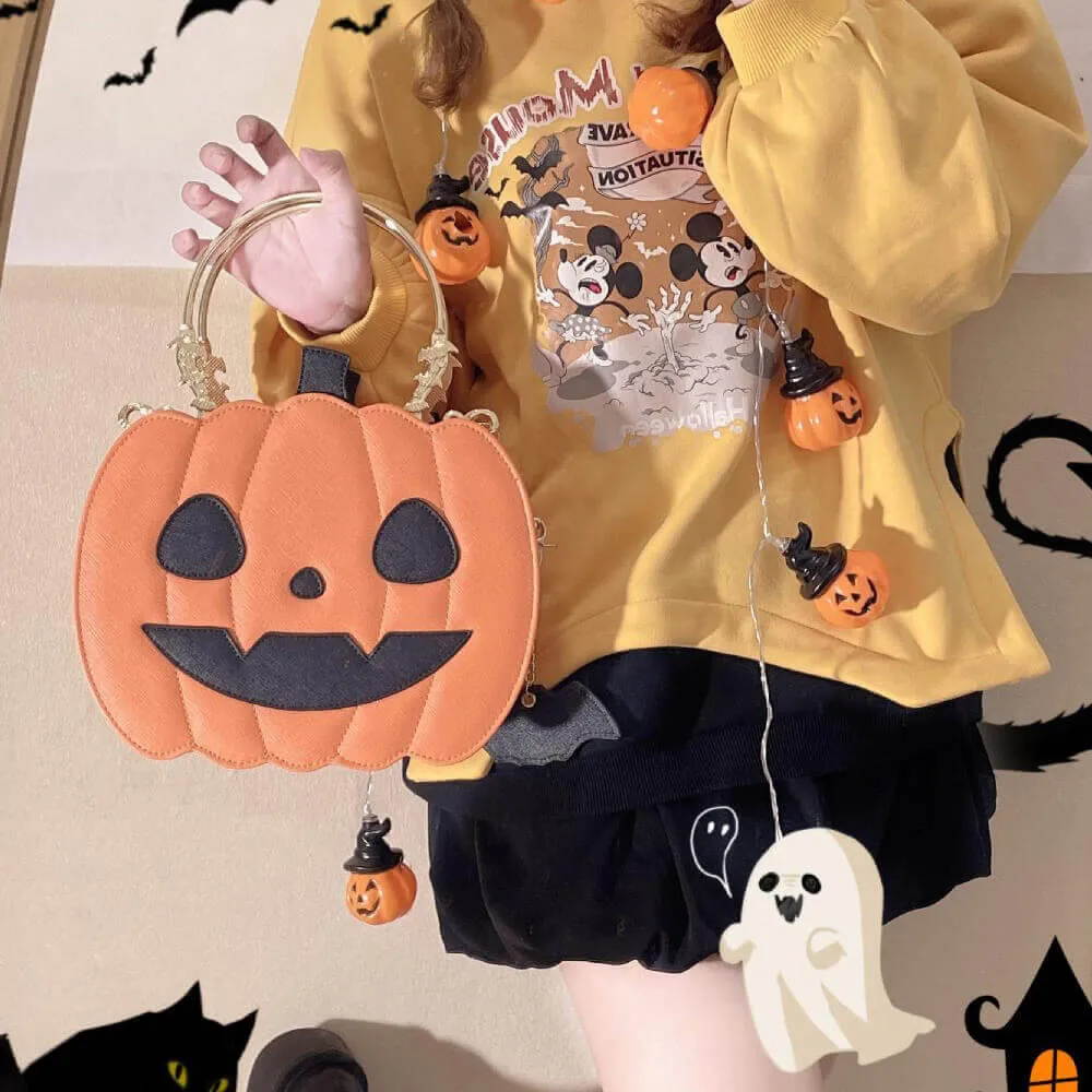 Halloween Smile Pumpkin Handbag