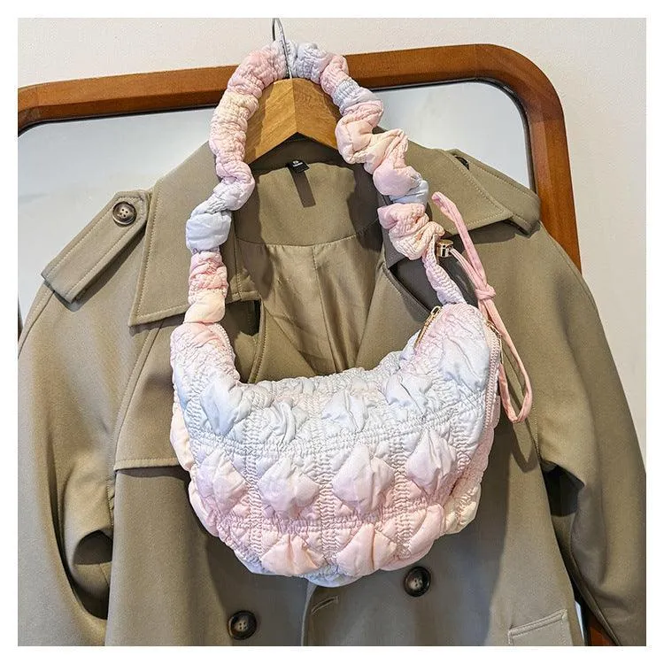 Ladies Gradient Cloud Bag Puffer Looking Handbag SKAB016