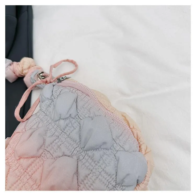 Ladies Gradient Cloud Bag Puffer Looking Handbag SKAB016