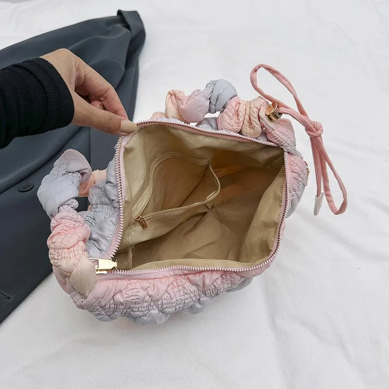 Ladies Gradient Cloud Bag Puffer Looking Handbag SKAB016