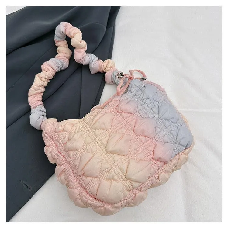 Ladies Gradient Cloud Bag Puffer Looking Handbag SKAB016