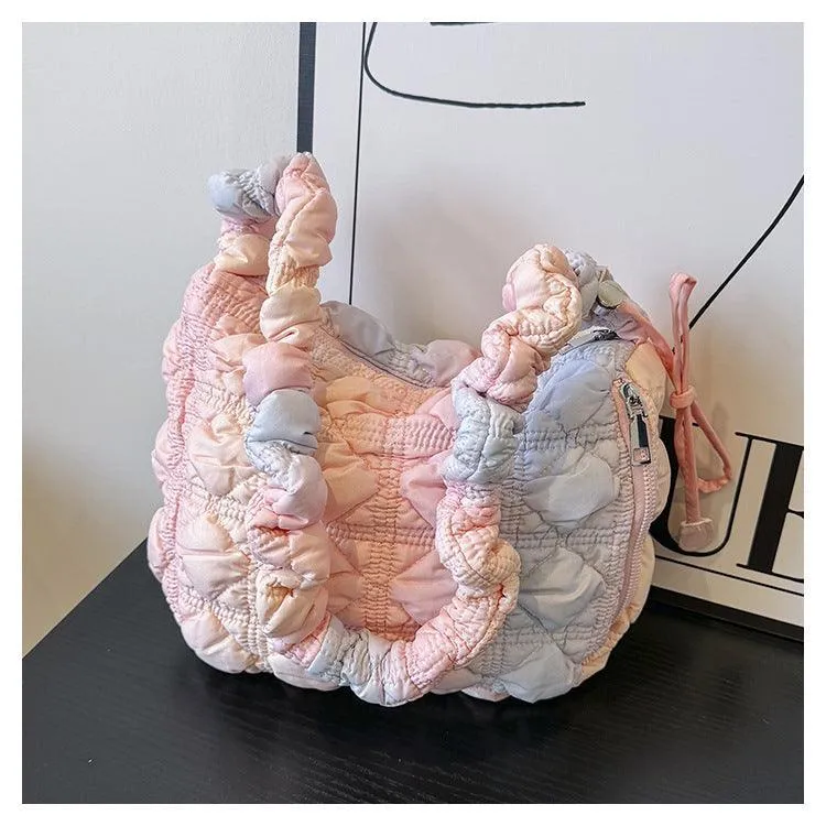 Ladies Gradient Cloud Bag Puffer Looking Handbag SKAB016