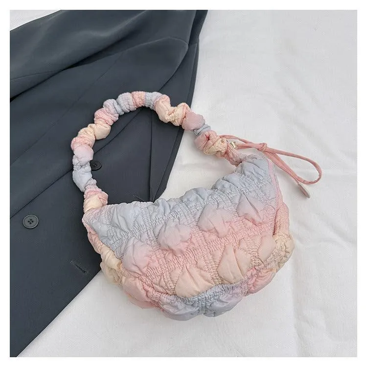 Ladies Gradient Cloud Bag Puffer Looking Handbag SKAB016
