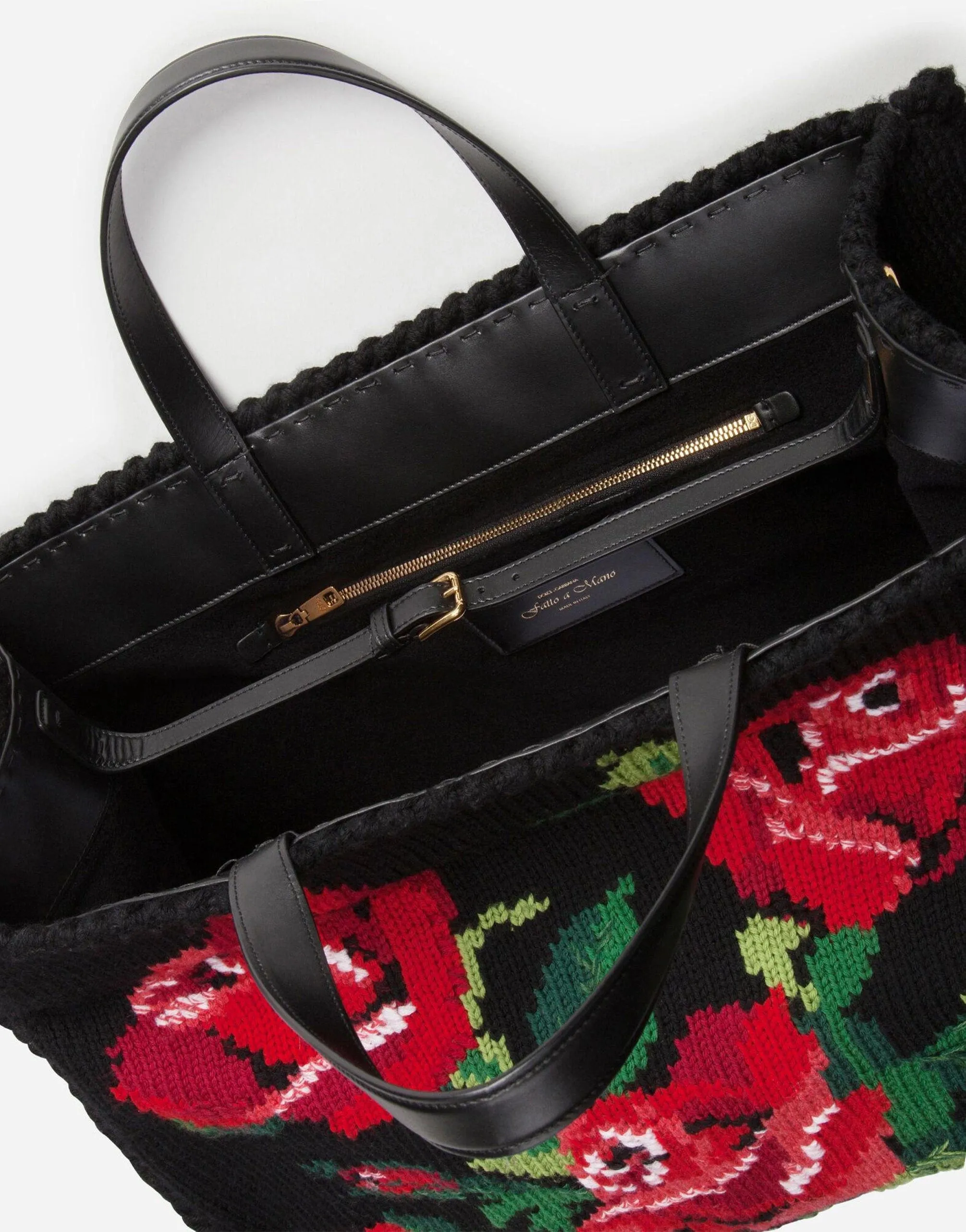 Large Beatrice Tote With Embroidered Roses