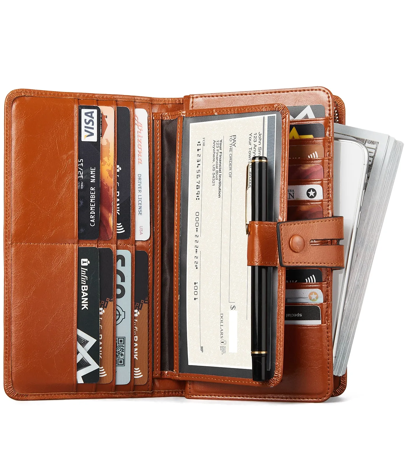 Lnna Checkbook Wallet Cash Clutch Purses —— Superstar