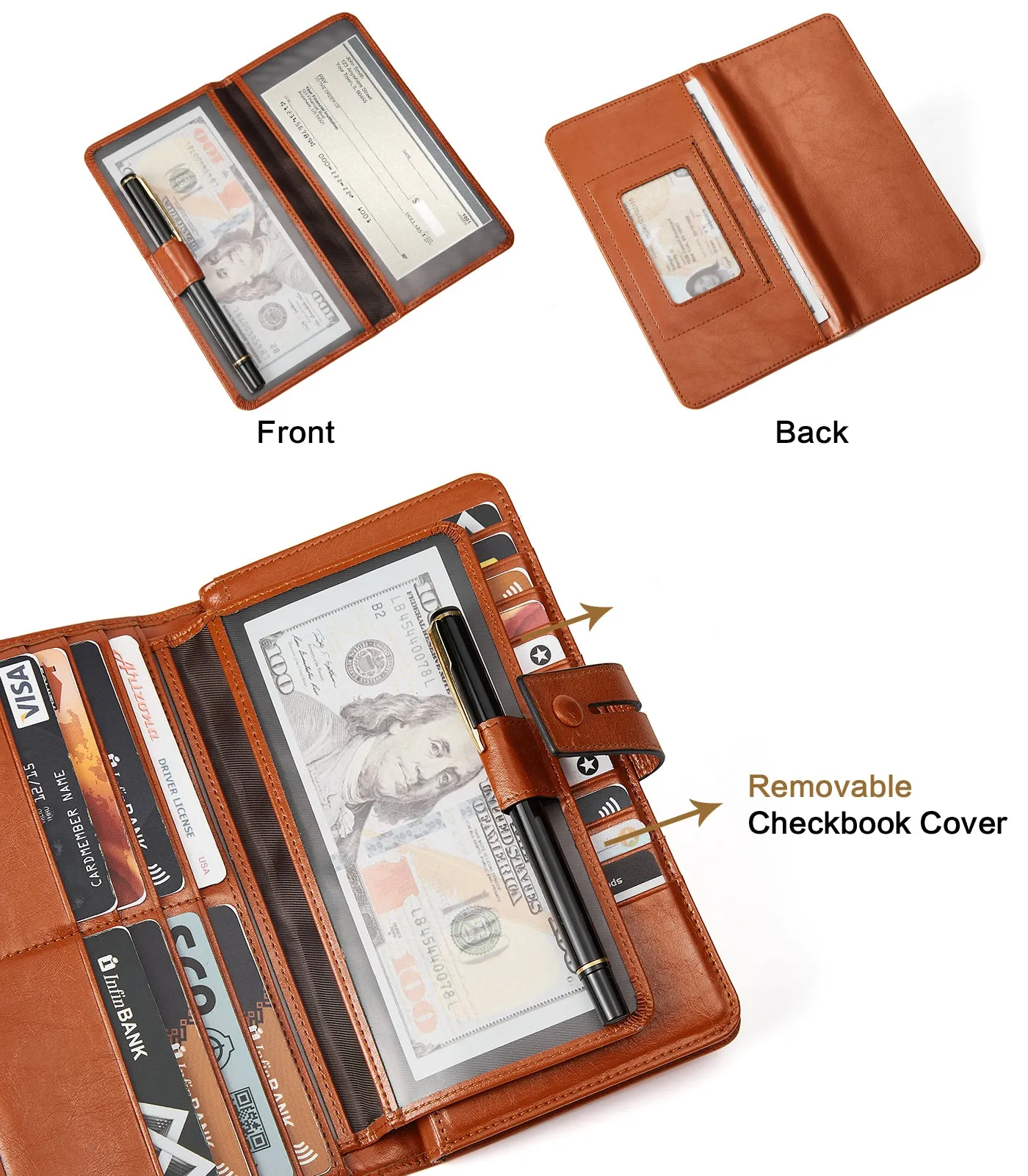 Lnna Checkbook Wallet Cash Clutch Purses —— Superstar