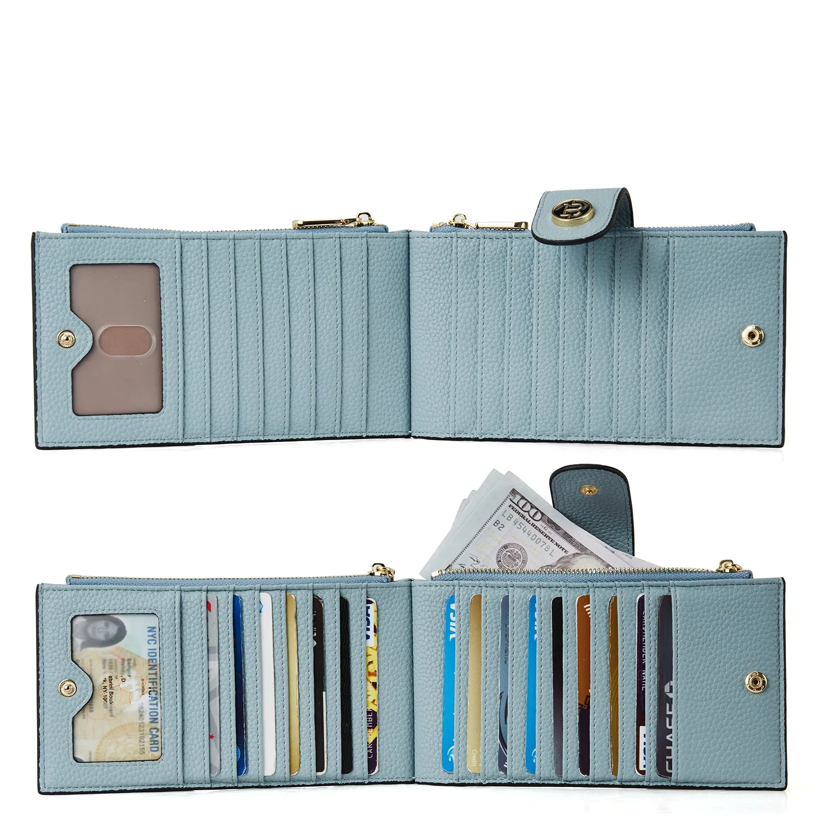 Lomy Leather Slim Wallet — Bifold Purse