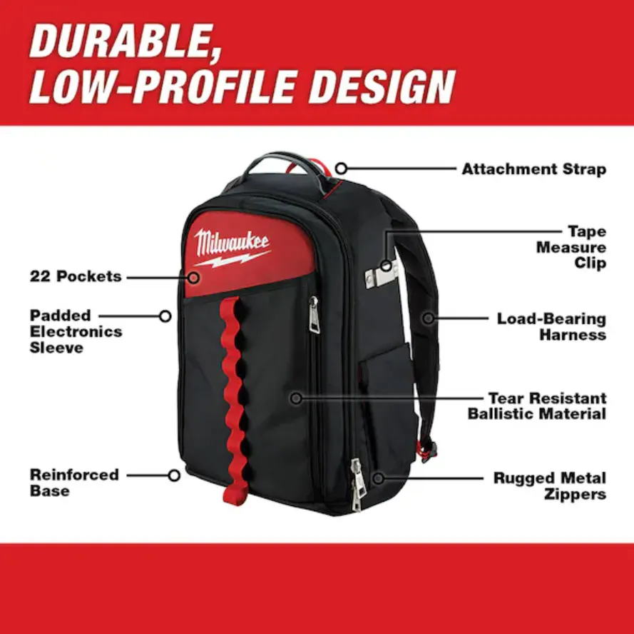 Milwaukee 48-22-8202 Low Profile Backpack