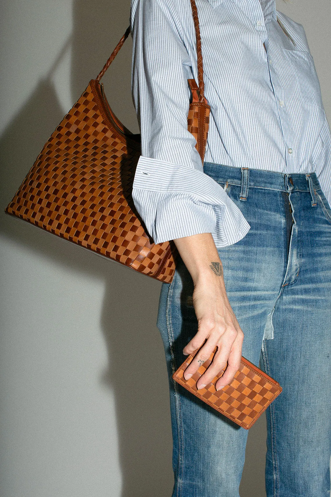 Odin Check Woven Wallet