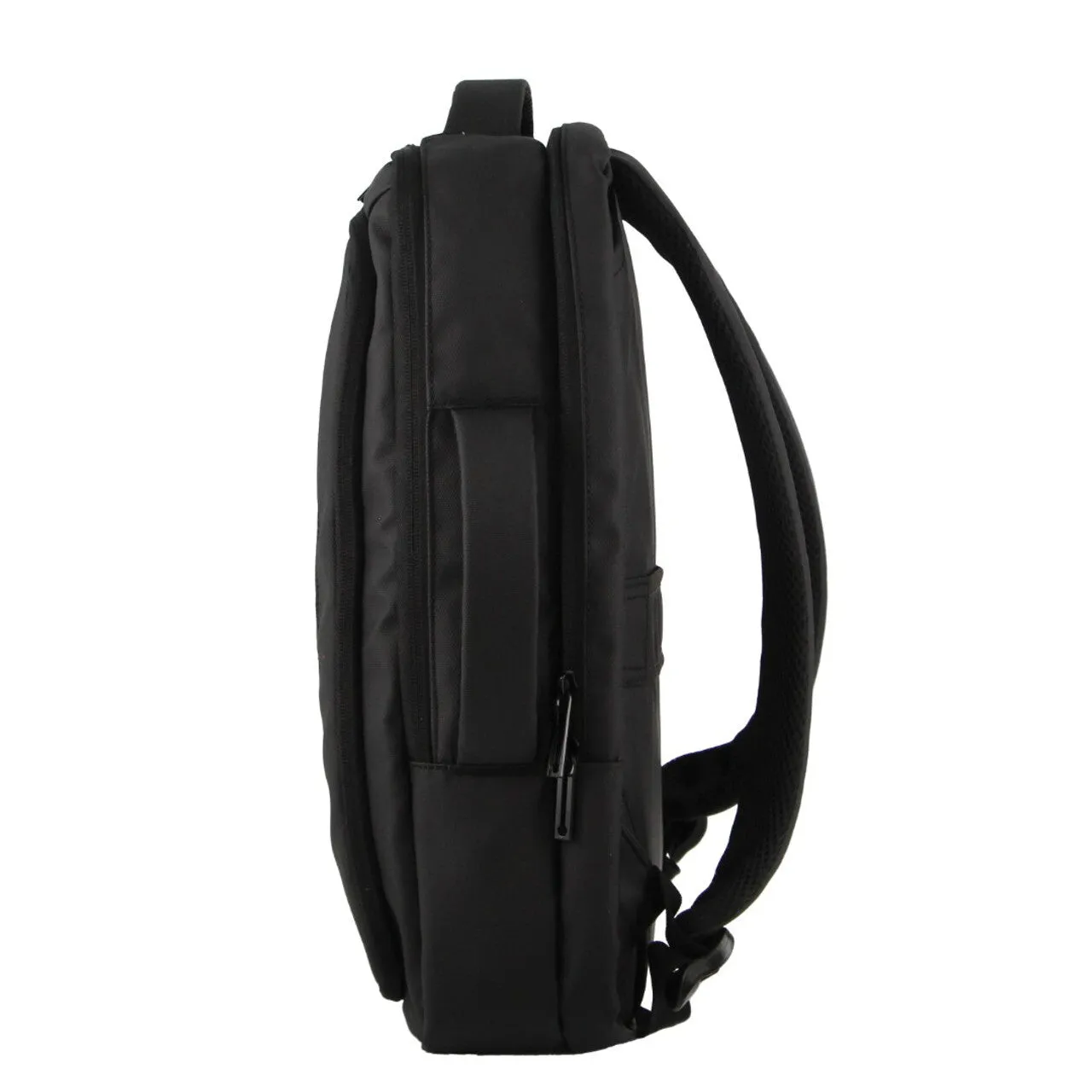 Pierre Cardin 15" Laptop Briefcase Backpack with USB Port (Black)