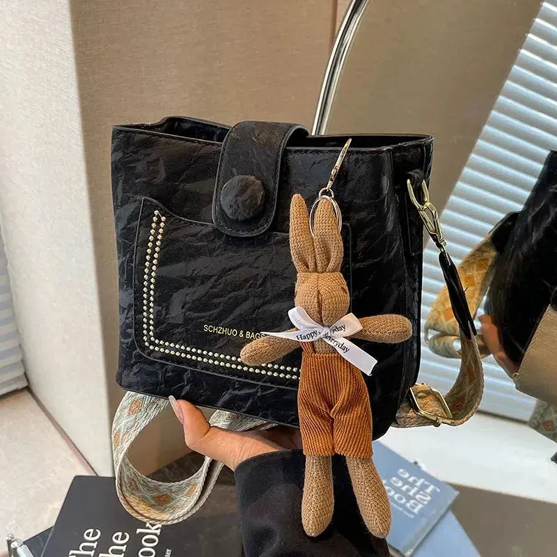Vvsha Bunny Keychain Stylish Handbag