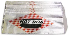 Winco Benchmark 68002 Hot Dog Foil Bags 1000 Count | Denson CFE
